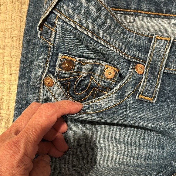 TRUE RELIGION WOMENS JEANS 25 SKINNY - Picture 5 of 10